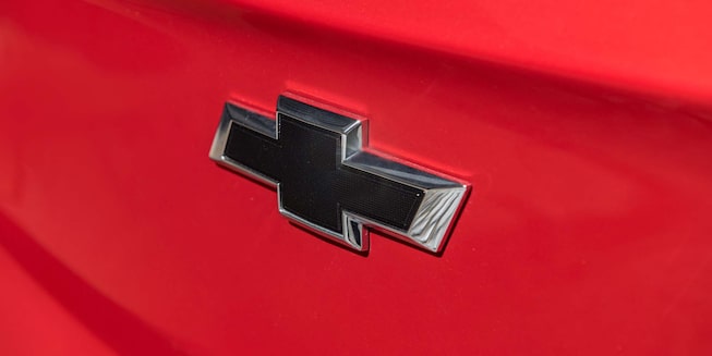 Chevrolet Cruze RS vista logo