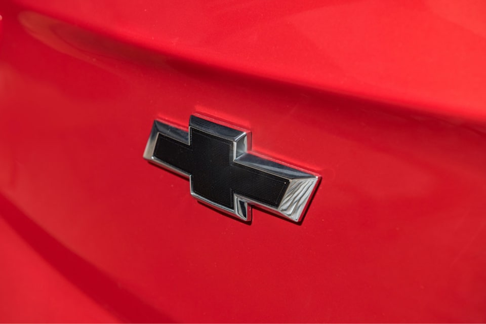 Emblema del Chevrolet Cruze RS